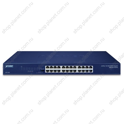 Коммутатор неуправляемый 24 порта RJ45 10/100/1000 Мбит/с фото 2 GSW-2401 Коммутатор неуправляемый 24 порта RJ45 10/100/1000 Мбит/с фото 2