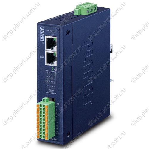 Модуль EtherCAT Slave промышленный, изолированный 16 канальный цифровой вход Модуль EtherCAT Slave промышленный, изолированный 16 канальный цифровой вход IECS-1116-DI