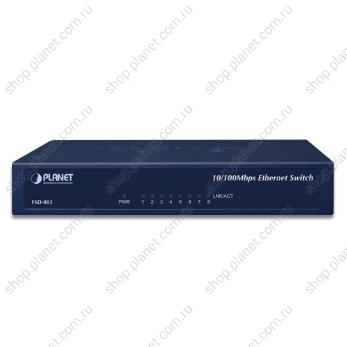 Коммутатор неуправляемый 8 портов RJ45 10/100 Мб/с фото 3 FSD-803 Коммутатор неуправляемый 8 портов RJ45 10/100 Мб/с фото 3
