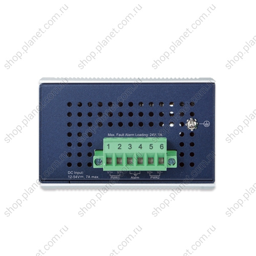 Промышленный конвертер VDSL2 PoE+ IP30, 4 порта RJ45 10/100/1000 Мб/с, 1 порт BNC, 1 порт RJ11, профиль 35b/30a с векторингом, до 300/100 Мб/с (-40~75°C, двойное питание 12~54В DC, бюджет PoE 120Вт) фото 3 сетевое оборудование VDSL фото 3
