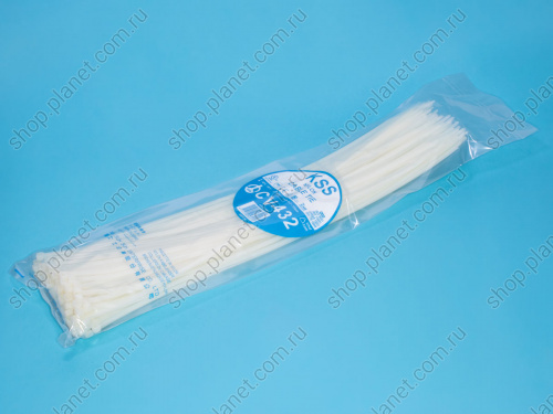 Стяжка 432х4,8мм, белая, упак. 100 шт. CV-432