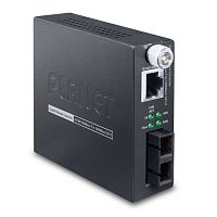 Медиаконвертер Smart с SC duplex портом 1000 Мб/с, 1310 нм, 20 км, одномод, RJ45 10/10/1000 Мб/с, управляемый GST-802S