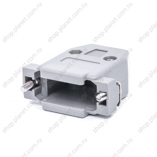 Корпус разъема D-SUB  15 контактов, серый DP-15C