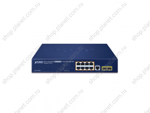 Коммутатор управляемый L2, РоЕ 8 портов RJ45 10/100/1000 Мб/с, 2 порта SFP 100/1000 Мб/с фото 3 Коммутатор управляемый L2, РоЕ 8 портов RJ45 10/100/1000 Мб/с, 2 порта SFP 100/1000 Мб/с GS-4210-8P2S фото 3