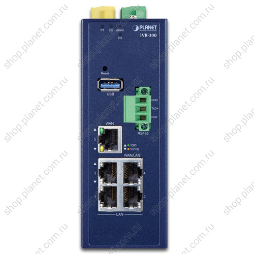 VPN шлюз промышленный с резервным питанием, 5 портов RJ45 10/100/1000 Мб/с фото 2 VPN шлюз промышленный с резервным питанием, 5 портов RJ45 10/100/1000 Мб/с IVR-300 фото 2
