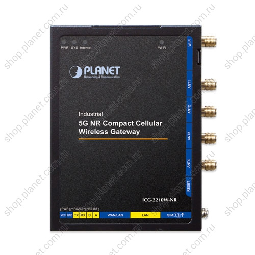 Шлюз промышленный беспроводной 5G NR, 2 слота SIM, WiFi 802.11g/b/n/ac 2.4/5 ГГц, 2 порта RJ45 10/100/1000 Мб/с фото 2 Шлюз промышленный беспроводной 5G NR, 2 слота SIM, WiFi 802.11g/b/n/ac 2.4/5 ГГц, 2 порта RJ45 10/100/1000 Мб/с ICG-2210W-NR-EU фото 2