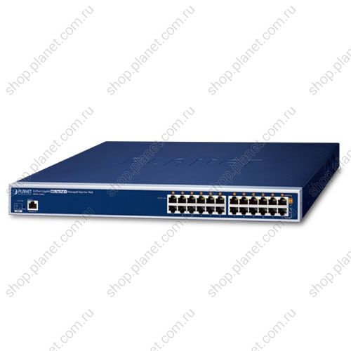 Инжектор питания PoE+ управляемый, 12 портов RJ45 10/100/1000 Мб/с Инжектор питания PoE+ управляемый, 12 портов RJ45 10/100/1000 Мб/с HPOE-1200G