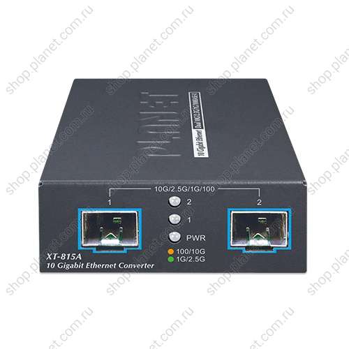 Медиаконвертер с 2 SFP+ портами 100/1000/2.5G/10G фото 2 Медиаконвертер с 2 SFP+ портами 100/1000/2.5G/10G XT-815A фото 2