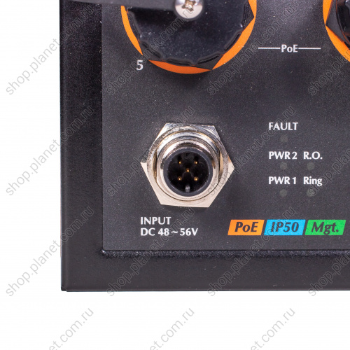 Коммутатор промышленный управляемый L2+, PoE+ 4 порта RJ45 10/100/1000 Мб/с, 2 порта RJ45 10/100/1000 Мб/с, настенный IGS-5226-4P2T фото 6