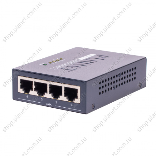 Инжектор питания PoE+ 4 порта RJ45 10/100/1000 Мб/с HPOE-460 фото 5