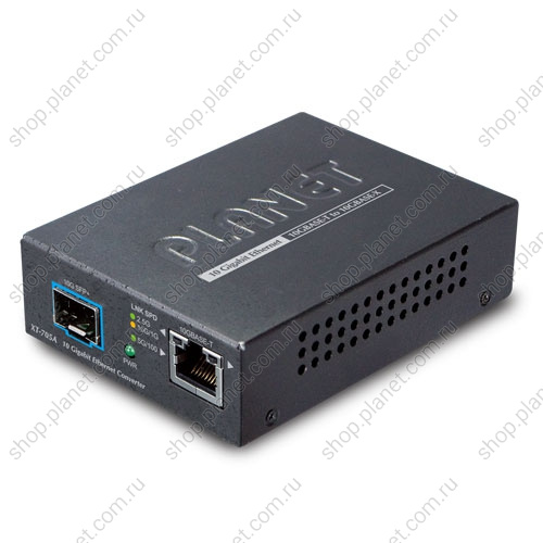 Медиаконвертер с SFP+ портом 10G, RJ-45 100/1000/2.5G/5G/10G Медиаконвертер с SFP+ портом 10G, RJ-45 100/1000/2.5G/5G/10G XT-705A
