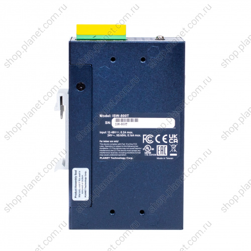 Коммутатор промышленный 8 портов RJ45 10/100 Мб/с фото 6 Коммутатор промышленный 8 портов RJ45 10/100 Мб/с ISW-800T фото 6