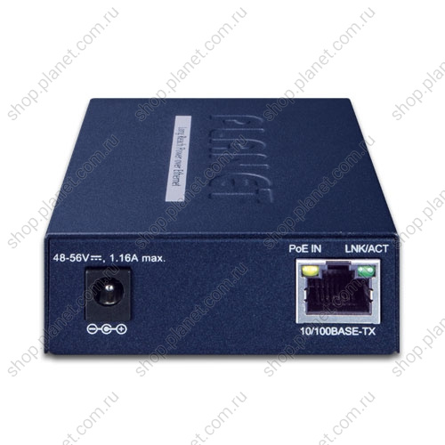 PоE инжектор Planet до 500м по витой паре 1 порт 10/100 Мб/с PoE, 1 порт RJ-45 Long Reach PoE фото 2 PоE инжектор Planet до 500м по витой паре 1 порт 10/100 Мб/с PoE, 1 порт RJ-45 Long Reach PoE LRP-101UH фото 2
