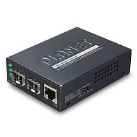 Медиаконвертер с 2 SFP портами 100/1000 Мб/с, RJ45 10/100/1000 Мб/с GT-1205A
