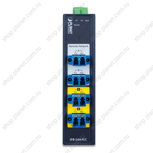 Коммутатор промышленный ByPass, 4 порта LC duplex 100/1000/10G/40G/100G, одномод, двухканальный фото 3 Коммутатор промышленный ByPass, 4 порта LC duplex 100/1000/10G/40G/100G, одномод, двухканальный IFB-244-SLC фото 3