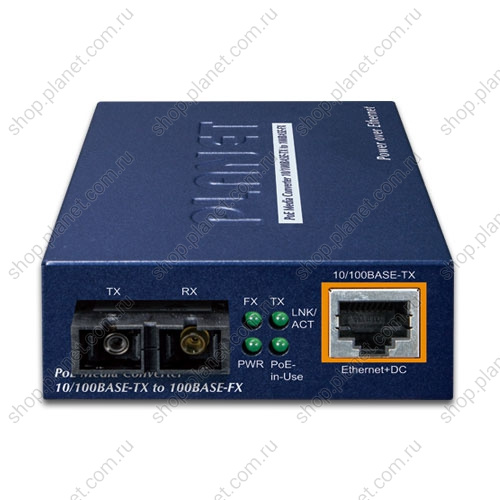 Медиаконвертер РоЕ с SC duplex портом 100 Мб/с, 1310 нм, 2 км, многомод, RJ-45 10/100 Мб/с фото 3 Медиаконвертер РоЕ с SC duplex портом 100 Мб/с, 1310 нм, 2 км, многомод, RJ-45 10/100 Мб/с FTP-802 фото 3