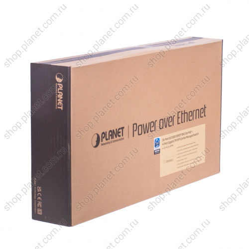 Коммутатор управляемый L2, PoE 24 порта RJ45 10/100/1000 Мб/с, 4 комбо порта RJ45/SFP 1000 Мб/с фото 8 Коммутатор управляемый L2, PoE 24 порта RJ45 10/100/1000 Мб/с, 4 комбо порта RJ45/SFP 1000 Мб/с GS-4210-24P4C фото 8