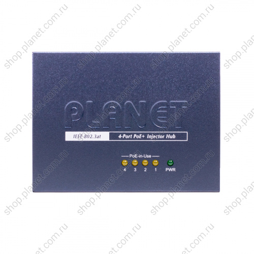 Инжектор питания PoE+ 4 порта RJ45 10/100/1000 Мб/с HPOE-460 фото 8