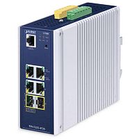 TSN-5225-4T2S Коммутатор TSN промышленный управляемый L2+, 4 порта RJ45 10/100/1000 Мб/с, 2 порта SFP 1000/2.5G