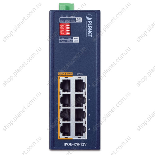 Инжектор питания РоЕ++ промышленный, 4 порта RJ45 10/100/1000/2.5G фото 2 Инжектор питания РоЕ++ промышленный, 4 порта RJ45 10/100/1000/2.5G IPOE-470-12V фото 2