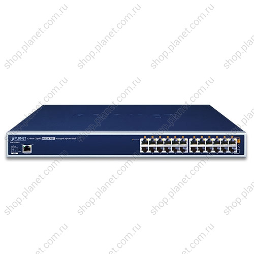 Инжектор питания PoE+ управляемый, 12 портов RJ45 10/100/1000 Мб/с фото 3 Инжектор питания PoE+ управляемый, 12 портов RJ45 10/100/1000 Мб/с POE-1200G фото 3