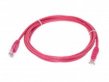 Патч-корд (шнур) RJ-45 - RJ-45 кат.5е, 2м, красный SC03-8P8C2-R