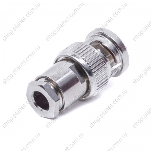 Разъем BNC вилка на кабель RG-58,  пайка BNC-S58P фото 2