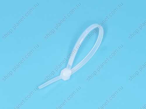 Стяжка 100x2,5мм, белая, упак. 100 шт. CV-100 фото 4