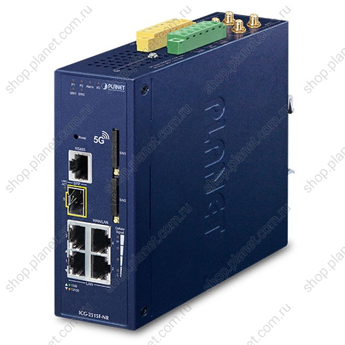 Промышленный шлюз 5G, 2 слота SIM, 1 порт SFP 1000 Мб/с, 4 порта RJ45 10/100/1000 Мб/с фото 3 Промышленный шлюз 5G, 2 слота SIM, 1 порт SFP 1000 Мб/с, 4 порта RJ45 10/100/1000 Мб/с ICG-2515F-NR фото 3