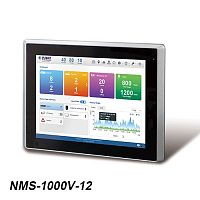 Контроллер системы централизованного управления сетевым оборудованием с сенсорным дисплеем 12'', 2 порта 10/100/1000 BASE-T, до 1024 устройств NMS-1000V-12