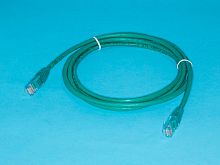 Патч-корд (шнур) RJ-45 - RJ-45 кат.5е, 2м, зеленый SC03-8P8C2-E
