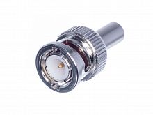 Разъем BNC вилка на кабель RG-58, обжимной BNC-C58P