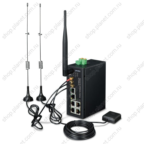 Шлюз промышленный сотовый беспроводной 4G/LTE 2 порта SIM, GPS,WiFi IEEE 802.11 b/g/n/ac 2.4G/5G, 5 портов RJ45 10/100/1000 Мб/с Шлюз промышленный сотовый беспроводной 4G/LTE 2 порта SIM, GPS,WiFi IEEE 802.11 b/g/n/ac 2.4G/5G, 5 портов RJ45 10/100/1000 Мб/с ICG-2510WG-LTE-EU