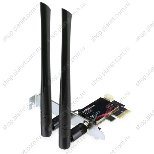 Беспроводная сетевая карта трёхдиапазонная WiFI 6, PCI Express фото 2 Беспроводная сетевая карта трёхдиапазонная WiFI 6, PCI Express WTL-2400AXE фото 2
