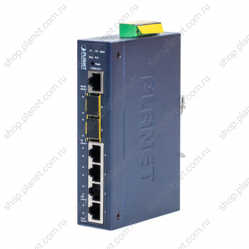 Коммутатор промышленный управляемый L2+, 4 порта RJ45 10/100/1000   Мб/с, 2 порта SFP 100/1000/2.5G IGS-5225-4T2S