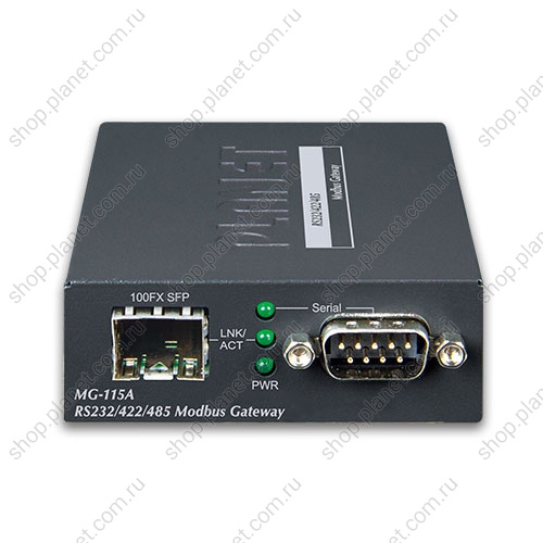 Преобразователь Modbus RTU в TCP 1 порт RS232/422/485, 1 порт SFP 100Мбит/с фото 3 Преобразователь Modbus RTU в TCP 1 порт RS232/422/485, 1 порт SFP 100Мбит/с MG-115A фото 3