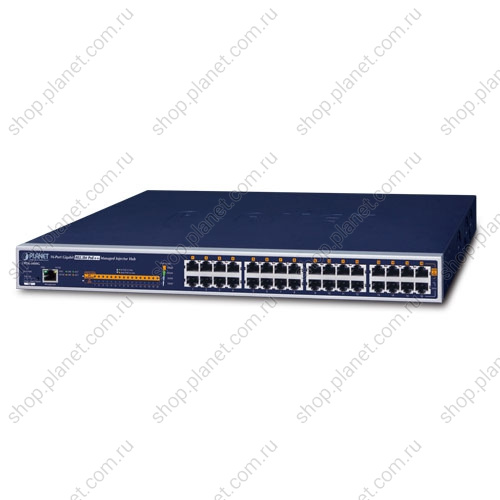 Инжектор питания PoE++ управляемый, 16 портов RJ45 10/100/1000 Мб/с Инжектор питания PoE++ управляемый, 16 портов RJ45 10/100/1000 Мб/с UPOE-1600G