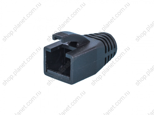 Колпачок на RJ-45, для кабеля 6 категории, черный Колпачок на RJ-45, для кабеля 6 категории, черный TPC-6