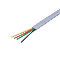 Кабель телефонный 4 провода, серый TC4-26T-G-CH