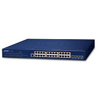 SGS-6310-24P4X Коммутатор управляемый L3, стекируемый, PoE 24 портa RJ45 1000 Мб/с, 4 порта SFP+ 10G