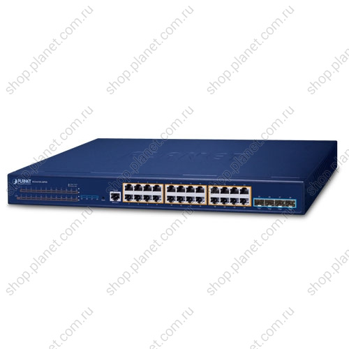 Коммутатор управляемый L3, стекируемый, PoE 24 портa RJ45 1000 Мб/с, 4 порта SFP+ 10G Коммутатор управляемый L3, стекируемый, PoE 24 портa RJ45 1000 Мб/с, 4 порта SFP+ 10G SGS-6310-24P4X