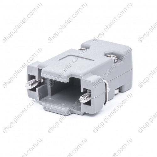 Корпус разъема D-SUB   9 контактов, серый DP-9C-G