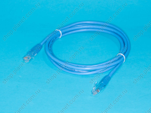 Патч-корд (шнур) RJ-45 - RJ-45 кат.5е, 2м, синий Патч-корд (шнур) RJ-45 - RJ-45 кат.5е, 2м, синий SC03-8P8C2-B