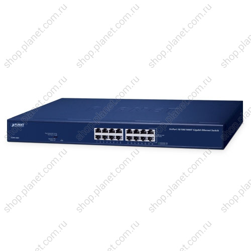 Коммутатор неуправляемый 16 портов RJ45 10/100/1000 Мб/с GSW-1601 Коммутатор неуправляемый 16 портов RJ45 10/100/1000 Мб/с