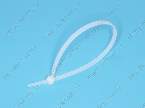 Стяжка 250x4,8мм, белая, упак. 100 шт. фото 3 Стяжка 250x4,8мм, белая, упак. 100 шт. CV-250-W фото 3