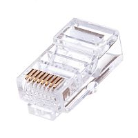 Вилка RJ-45, 8P8C для круглого кабеля, 3 зубца, тип Х TPR-8P8C-S3