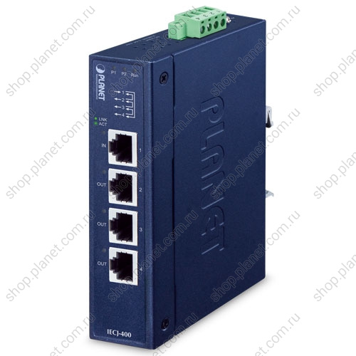 EtherCAT slave разветвитель промышленный 4 порта RJ-45 100 Мб/с EtherCAT slave разветвитель промышленный 4 порта RJ-45 100 Мб/с IECJ-400