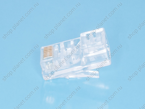 Вилка RJ-45, 8P8C для круглого кабеля, 3 зубца, тип Х фото 3 Вилка RJ-45, 8P8C для круглого кабеля, 3 зубца, тип Х TPR-8P8C-S3 фото 3