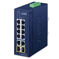 IFGS-1222TF Коммутатор промышленный 8 портов RJ-45 10/100 Мб/с, 2 порта SFP 1000 Мб/с, 2 порта RJ-45 10/100/1000 Мб/с 