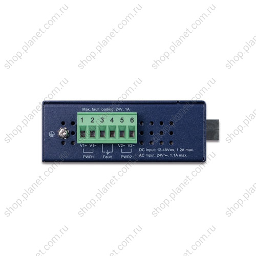 Коммутатор промышленный 2 порта SC 100 Мб/с, 1310 нм, 2км, одномод, 4 порта RJ45 10/100 Мб/с фото 3 Коммутатор промышленный 2 порта SC 100 Мб/с, 1310 нм, 2км, одномод, 4 порта RJ45 10/100 Мб/с ISW-621T фото 3